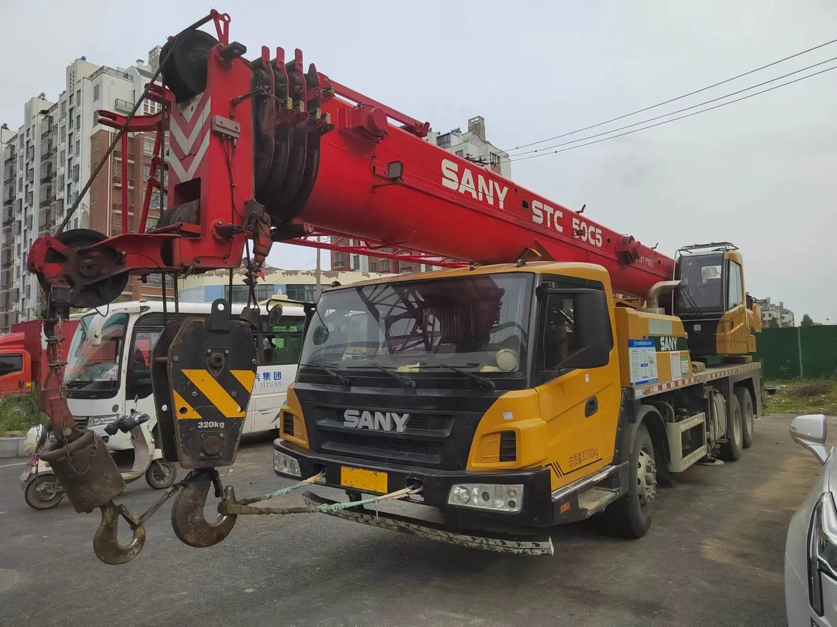 Used SANY 25ton truck crane STC250C5-1 Used truck cranes STC250C5-2 Second hand truck crane SANY STC250C5-8