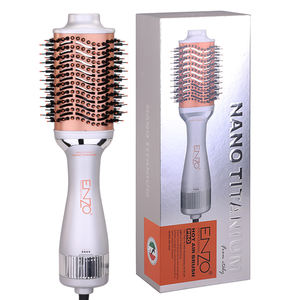 ENZO EN-4139 <span class=keywords><strong>Brosse</strong></span> sèche-<span class=keywords><strong>cheveux</strong></span> <span class=keywords><strong>rotative</strong></span> ovale professionnelle volumisante à air chaud argent 3 en 1 <span class=keywords><strong>Brosse</strong></span> lissante pour <span class=keywords><strong>cheveux</strong></span> en une seule étape - Product Image 1