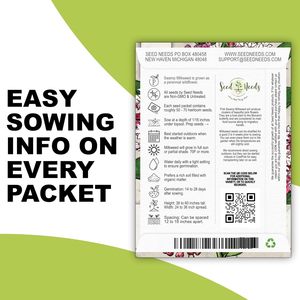 Paquete de Semillas de Amapola (5 Paquetes) Rosa, Naranja y Blanco para Jardín de Mariposas, Atrae Mariposas Monarca, Macetas - Product Image 4