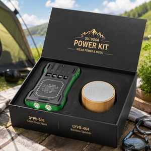 <b>Solar</b> <b>Power</b> Bank QYPB Series Portable <b>Charger</b> With <b>Solar</b> Panel Multiple Colors Custom Logo Option - Product Image 3