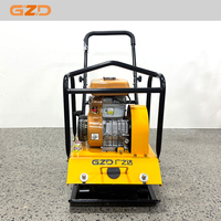 Compacteur vibrant à essence GZD haute performance 5,5 ch 6,5 ch, plaque compacteuse à essence C120T, compacteur de terre