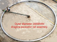 Personnalisation de chenilles en acier de haute qualité à grande échelle pour engins lourds, pelle électrique, camion