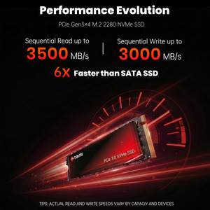 SSD interne pour ordinateur portable Taimi M.2 NVMe PCIe 3.0 512 Go, directement de l'usine, avec des performances de lecture de 3500 Mo/s et d'écriture de 3000 Mo/s, pour la vente en gros - Product Image 2