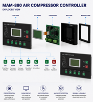 Controlador de Compresor de Aire Serie MAM880, Placa Lógica de Control PLC, Artículos Nuevos Originales en Stock para Compresor de Tornillo Universal