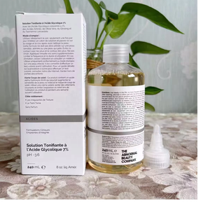 Tónico <span class=keywords><strong>Original</strong></span> con 7% de Ácido Glicólico AHA, 240 ml, Ingredientes Orgánicos para Piel Mixta con Vitamina A y Niacinamida - Product Image 4