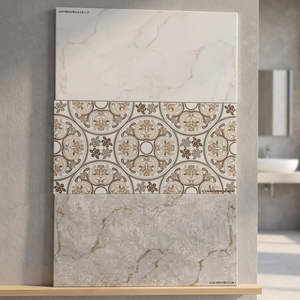 Diseños 3D modernos 300x600mm azulejos de pared de cerámica brillante 30x60cm 12x24in clásico para decoración Interior de Villa para baño de salón - Product Image 3