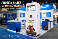 Machine à smoothies nutritifs automatique avec cartouches de saveurs interchangeables et compteur d'utilisation pour les cantines scolaires