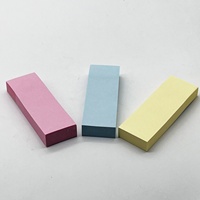 Bloc-notes esthétique personnalisé à prix avantageux, 3 couleurs assorties, 3x3 pouces, papier auto-adhésif, mini bloc-notes, notes adhésives