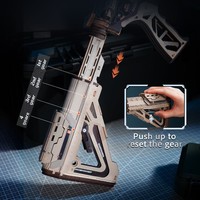 Robotime Rokr DIY Kerajinan Kayu LQB02 Model Kit Senapan Karabin M416 Mainan Puzzle Kayu 3D untuk Dewasa
