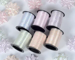 Promotional different types professional made Christmas gift decoration ribbon bow set