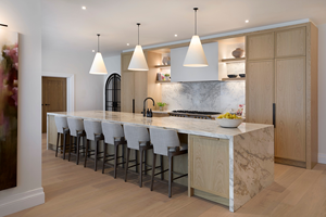 Armarios de <span class=keywords><strong>cocina</strong></span> de marco estrecho de roble blanco con diseño personalizado de estilo contemporáneo americano Premium - Product Image 2