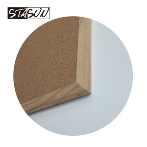 STASUN Natural Cork <strong>Board</strong> with Wooden Frame Decorative <strong>Notice</strong> <strong>Board</strong> Vision <strong>Board</strong> for Office <strong>Home</strong> and School Message Display - Product Image 4