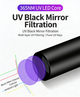 Mini lampe torche UV puissante et portable, rechargeable par USB-C, lumière noire 365 nm, lampe torche UV pour la détection d'urine d'animaux
