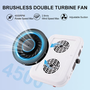 Colector de polvo de uñas 2 en 1 con taladro de uñas sin escobillas, aspiradora profesional de polvo de uñas doble Turbo para salón - Product Image 3