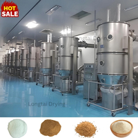 Peralatan Pengolahan Makanan Pompa Gear Bearing Motor Prosesor Fluid Bed Terkontrol PLC Skala Mini Laboratorium Bahan Ti Uap