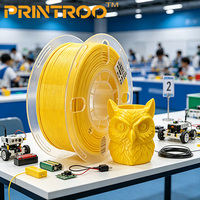 Filament PLA SILK PRINTROO 1,75 mm à faible déformation, bonne adhérence, pour petits ornements, décoration intérieure, pièces de modèles d'impression 3D de bureau