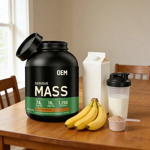 Proteína para Aumentar Masa Muscular 5LB (2.23KG), Etiqueta Privada para Adultos, OEM, Sabor Personalizado, Alto Contenido Calórico, Suplemento Deportivo para el Crecimiento Muscular - Product Image 5