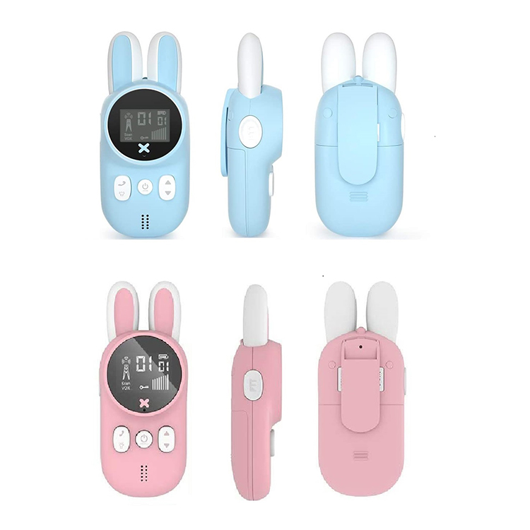 Профессиональная розовая детская рация, игрушка для использования на открытом воздухе, игрушка-кролик, рация