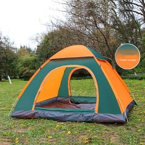 Outdoor Camping Folding Automatic Tent 3-4 People Beach <strong>Simple</strong> Quick-opening Double Factory Wholesale Tent - Product Image 1