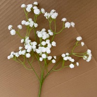 Bunga Gypsophila Buatan, 108 Kuntum 63CM, Sentuhan Realistis, PVC Lembut, Bunga Palsu untuk Dekorasi Pernikahan & Aula Pernikahan