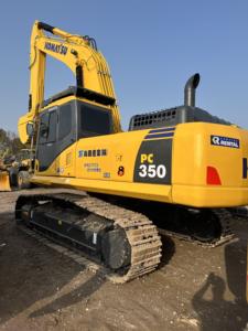 Excavatrice sur chenilles KOMATSU PC350-7 d'occasion de haute qualité, grande taille, 32 tonnes, faible nombre d'heures de travail, pas de révision importante, vente chaude - Product Image 4