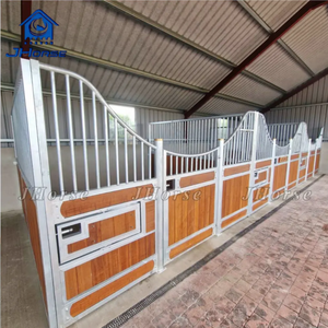 도매 사용자 정의 빌드 스윙 도어 스타일 중국 핫 딥 아연 도금 말 안정적인 스톨 헛간 키트 - Product Image 3