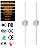 Lampe de nuit LED linéaire en métal de 1000 mm, 8 W, rechargeable, pour hôtel, salle de bain, maison, salon, chambre à coucher, prix de gros EGH