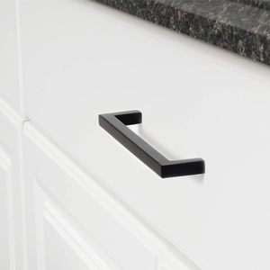 Puxador Quadrado Moderno em Aço Inoxidável Preto Fosco para Armário de Cozinha - Preço de Fábrica Barato BOKE - Product Image 5