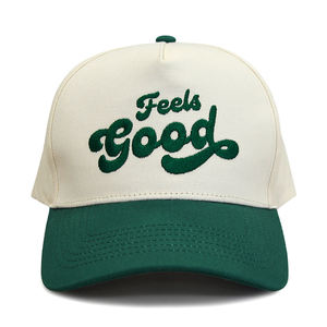 Gorras de Béisbol de 5 Paneles con Bordado 3D en Relieve, Color en Contraste, MOQ Bajo, OEM, ODM, Logotipo de Marca Personalizado - Product Image 4