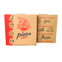 Boîte à pizza ondulée Boîte d'emballage à pizza imprimée personnalisée Boîtes à pizza personnalisées King Size