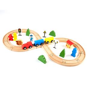 Circuit de jouets en bois, voie de course, offre spéciale, nouveau Type - Product Image 5