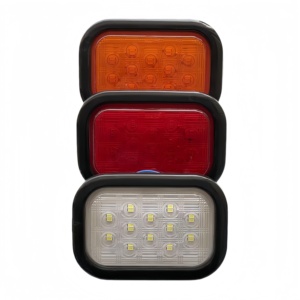 Pièces de système d'éclairage de camion de haute qualité, feux arrière LED rouges, jaunes et blancs universels pour camions et remorques - Product Image 4