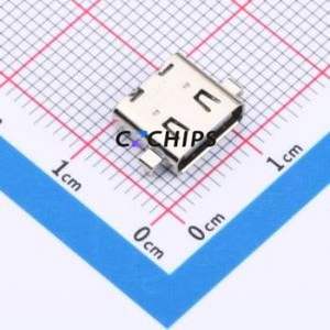 U22001-05 USB Connector SMD Connector ( Connector Type: Type-C )( Protocol Standard: USB 3.1 )( Gender: Female ) - Product Image 1