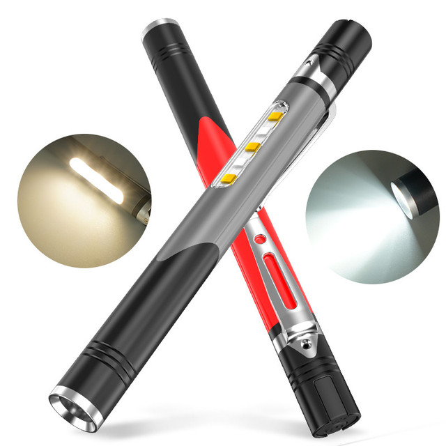 Rechargeable Portable Function Medical First Aid LED Torch Lamp  Pen Light Work Inspection Flashlight for Doctor Nurse Diagnosis