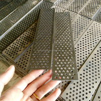 Petite maille perforée d'écran en métal microperforé de plaque en aluminium de trou Ultra-fin avec des services de traitement de pliage de soudure de coupe