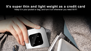 Router Portátil 4G, Hotspot 4G, Router 4G LTE con Doble Tarjeta SIM, Router MiFi con Batería de 2700 mAh, Dispositivo Wifi Global de Bolsillo - Product Image 6