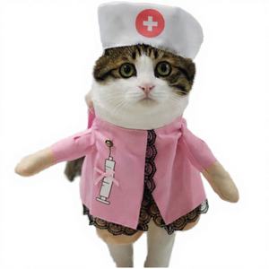 Ropa <span class=keywords><strong>de</strong></span> Invierno <span class=keywords><strong>para</strong></span> Mascotas, Ecológica, <span class=keywords><strong>de</strong></span> Nailon, <span class=keywords><strong>Disfraz</strong></span> <span class=keywords><strong>de</strong></span> <span class=keywords><strong>Enfermera</strong></span> Sexy <span class=keywords><strong>para</strong></span> Perros - Product Image 4