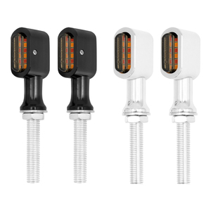 Mini Intermitente LED de Motocicleta con Marca E y Luz de Freno Trasera Roja para <span class=keywords><strong>Harley</strong></span> Sportster XL Dyna Softail Fat Boy Touring FLHT - Product Image 2