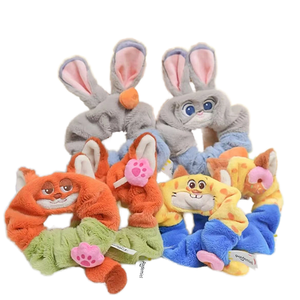 Trẻ Em Cô Gái Thỏ Fox Gấu Steve Leopard Sang Trọng Búp Bê Với Hairband Tóc Clip Tóc Hoa Mới Lạ Tóc Phụ Kiện Gag Quà Tặng - Product Image 1