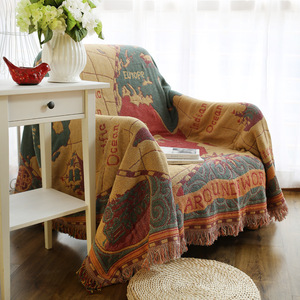 Hoogwaardige Jacquard Geweven Dekens Voor Camping Gebreide Worp Deken Met Unieke Patronen Ab Zijkanten Bohemian Tapijt - Product Image 4