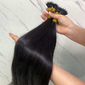 Extensiones de Cabello Humano Natural Virgen Remy Vietnamita al por Mayor, Doble Trama, con Punta de Anillo Nano Pre-Adherida para Mujeres - Product Image 4
