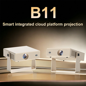Nouveau projecteur intelligent portable de haute qualité 1080P pour <span class=keywords><strong>cinéma</strong></span> maison, rotation à 360 degrés, mise au point automatique, correction de la distorsion trapézoïdale - Product Image 2