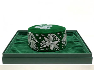 Gorro Tradicional Yoruba Asinde para Hombre, de Seda Ecológica y Transpirable con Diseño de Hojas, para Bodas, Ceremonias Religiosas, Apto para las Cuatro Estaciones, Venta al Por Mayor - Product Image 3