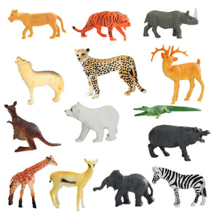 HY pequeño animal salvaje modelo de juguete simulación sólida exhibición de plástico para niños fabricantes suministrados directamente - Product Image 5