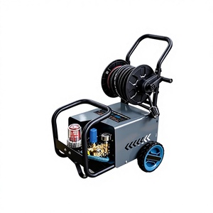 GY-AXE-1210S 1.8kW (2HP) 120บาร์ 2.64GPM 10ลิตร/นาที 220V ปั๊มทำความสะอาดน้ำเย็นแบบสามสูบสำหรับงานเบา กำลังสูง ให้แรงดัน 12 ปอนด์ต่อตารางนิ้ว - Product Image 1