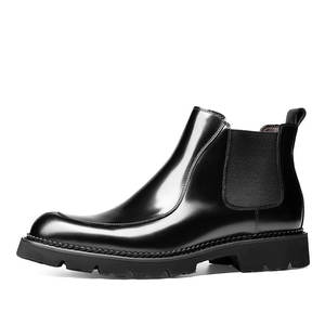 Zapatos Clásicos Negros con Hebilla Doble Monk para Hombre - Zapatos Casuales de Otoño Hechos a Mano de Alta Calidad para el Trabajo que Aumentan la Estatura - Product Image 5