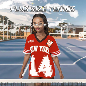 Falda de Tenis para Mujer Talla Grande, Logotipo Personalizado Impreso, Transpirable, 90% Poliéster 10% Elastano, Tela de 220g, Plisada, Deportiva, para Fitness y Entrenamiento - Product Image 2