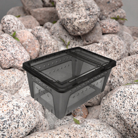 Boîte d'élevage quotidienne DIY pour reptiles et amphibiens : gecko, lézard, grenouille cornée, ver à soie, coléoptère, insecte – Cage de habitat pour animaux de compagnie