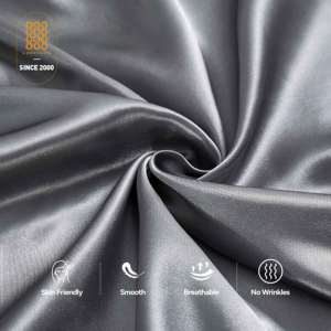 Lenzuolo con Angoli in Cotone 100% di Qualità Alberghiera, Morbido e Senza Pieghe, 300 Fili, Raso Tinta Unita con Tasche Profonde - Product Image 4