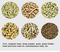 Machine de traitement des aliments pour animaux à haute productivité, moteur diesel 200 kg/h, granulateur d'aliments pour bétail, aliments pour volailles, granulés d'aliments pour poulets